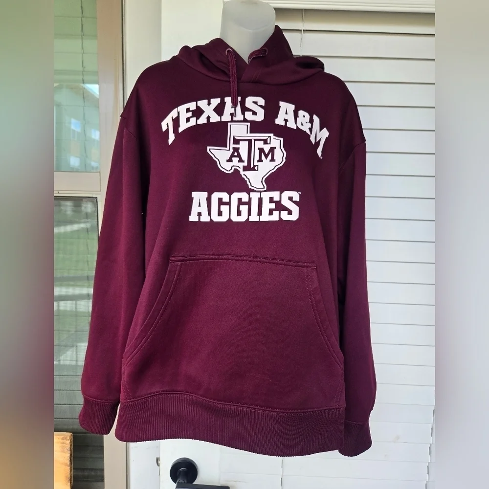 Adidas Texas ATM Hoodie Aggies Burgundy Sz XL